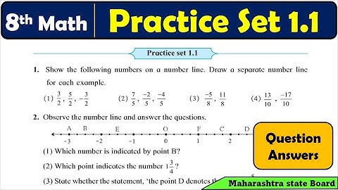 Rational and Irrational numbers | Chapter 1 | Class 8 | Maths | Maharashtra State Board