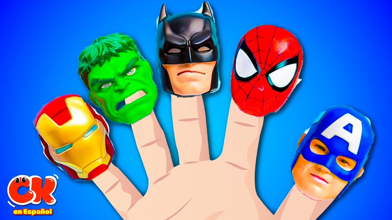 Superhéroes de la familia finger 🦸‍♀️🦸‍♂️| Canciones infantiles | Chiki Chaka Español