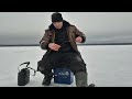 Московское море, второй день. проверяю жерлицы и ловлю живца