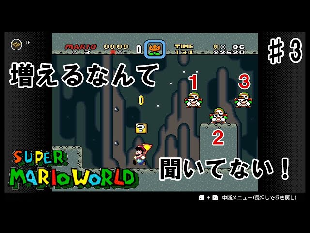 一匹でも嫌なのに3匹になったら手に負えない ♯3 【スーパーマリオ