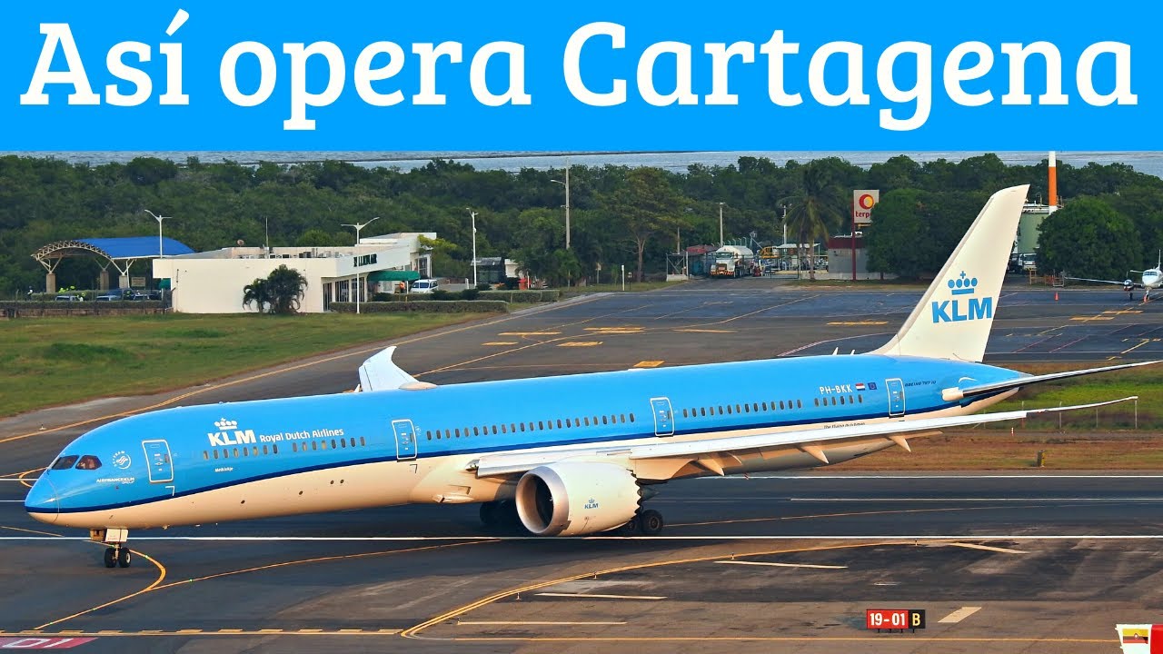 TRÁFICO Aéreo en el AEROPUERTO de CARTAGENA - [Videos inéditos]