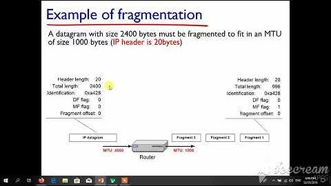 Part 2 : Network Layer 4 "Fragmentation 2"