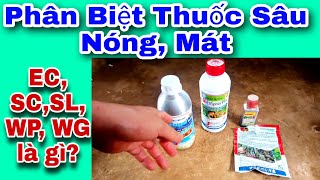 Phân Biệt Thuốc Trừ Sâu NÓNG, MÁT/ tìm hiểu về nhãn thuốc và các kí hiệu thuốc nóng, mát