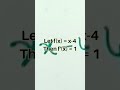 “This Integral Looks Easy… But There’s a Trick 😳 | ∫1/(x−4) dx”