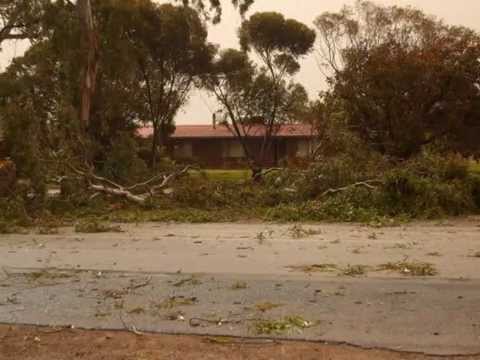 storm damage in Jamestown South Australia