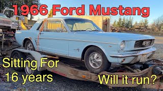 Will this 1966 Ford Mustang run and drive again after sitting for 16 years?