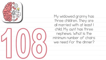 Brain Test Level 108 Walkthrough