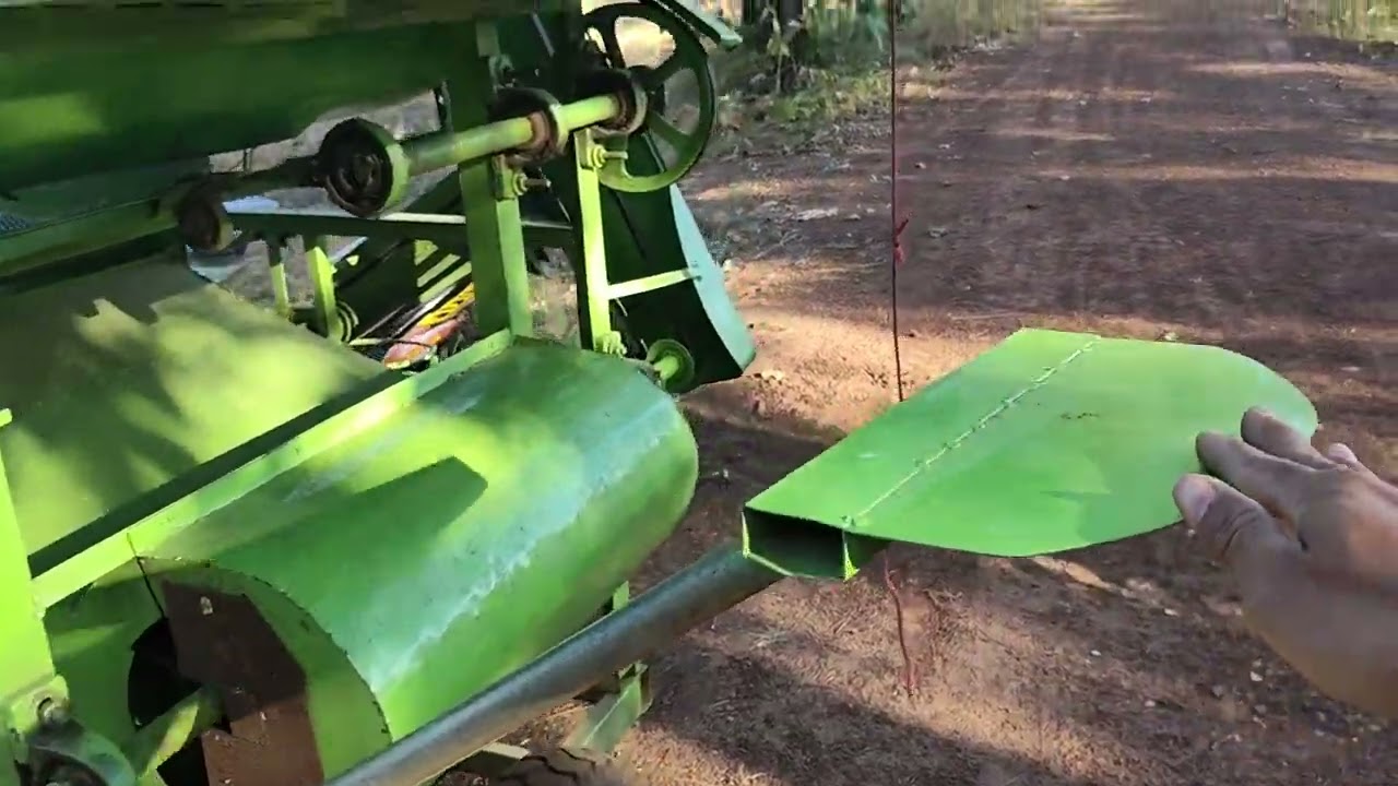 เครื่องนวดข้าวเล็กทำเองทำตู้นวดใหม่