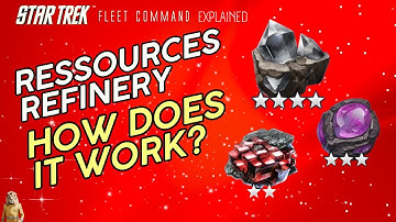 Materials Refinery | How to play Star Trek Fleet Command | Outside Views STFC