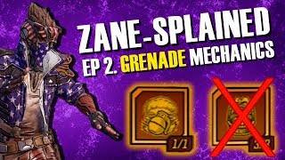 BORDERLANDS 3 ~ Zane GRENADE Build & Mechanics [ep. 2 Zane-Splained]