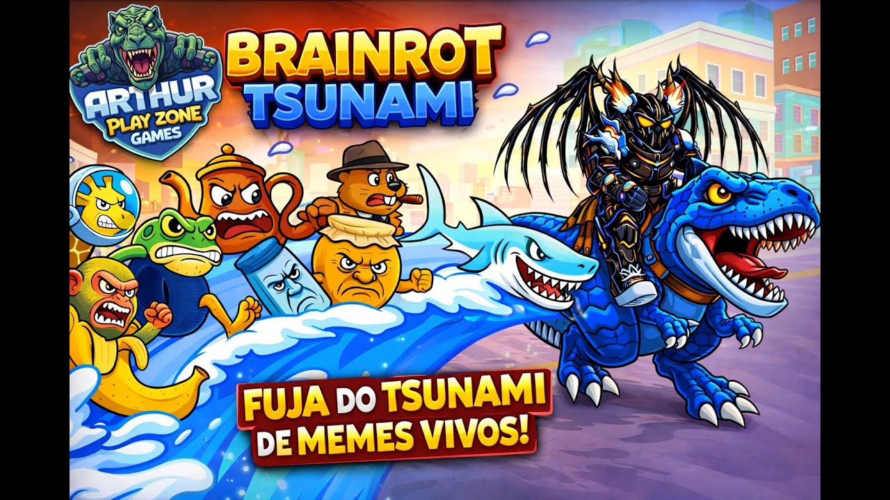 BRAINROT TSUNAMI NO ROBLOX: FUGA INSANA E CAPTURA DOS MEMES MAIS LOUCOS! 