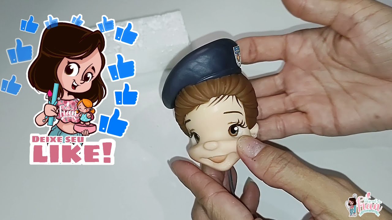 Como fazer boina de policial de Biscuit 👮‍♂️👮‍♀️👮👨‍✈️