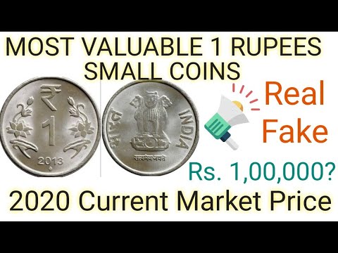 1 Rupee Small Coin, Most Valuable Coins, 2020 Current Market Price (Hindi)