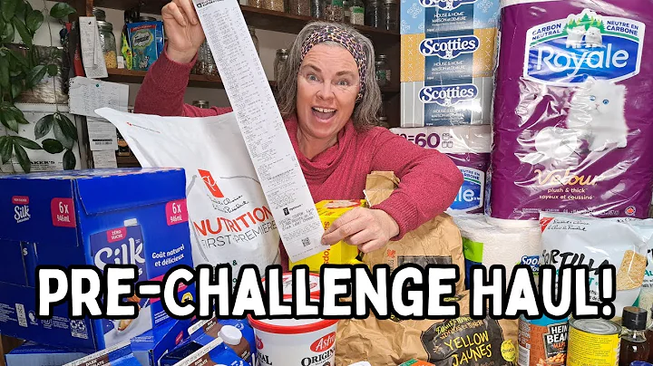 Huge GROCERY HAUL & Budget Shopping PANTRY Stock Up (Pre-Pantry Challenge) | Canada