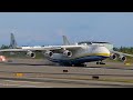 World's Largest Airplane Antonov AN225 'STUNNING' landing