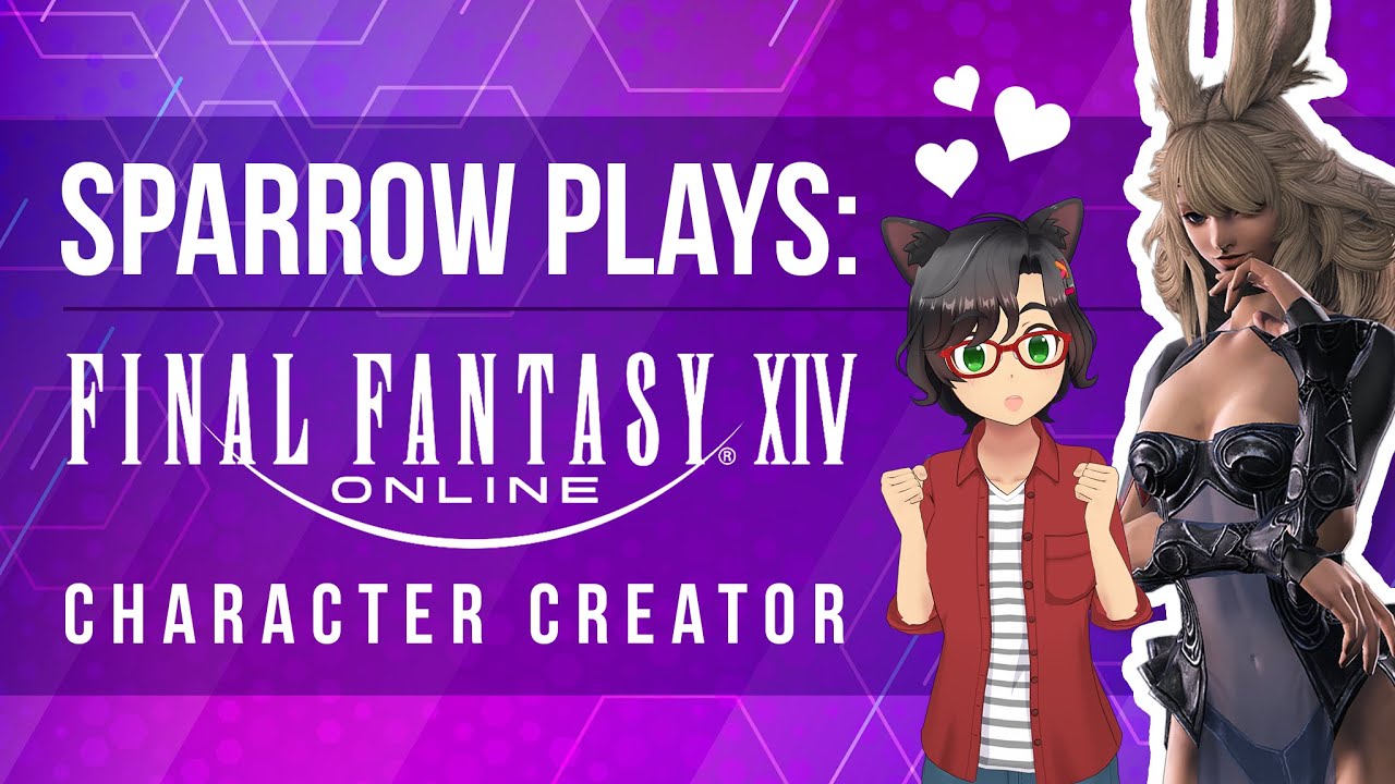 Let's Play FFXIV Final Fantasy 14 Character Creator - Making a bunny ...