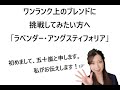 【アロマブレンド】ワンランク上のブレンドに挑戦してみたい方へ。おすすめブレンド「ラベンダー・アングスティフォリア」