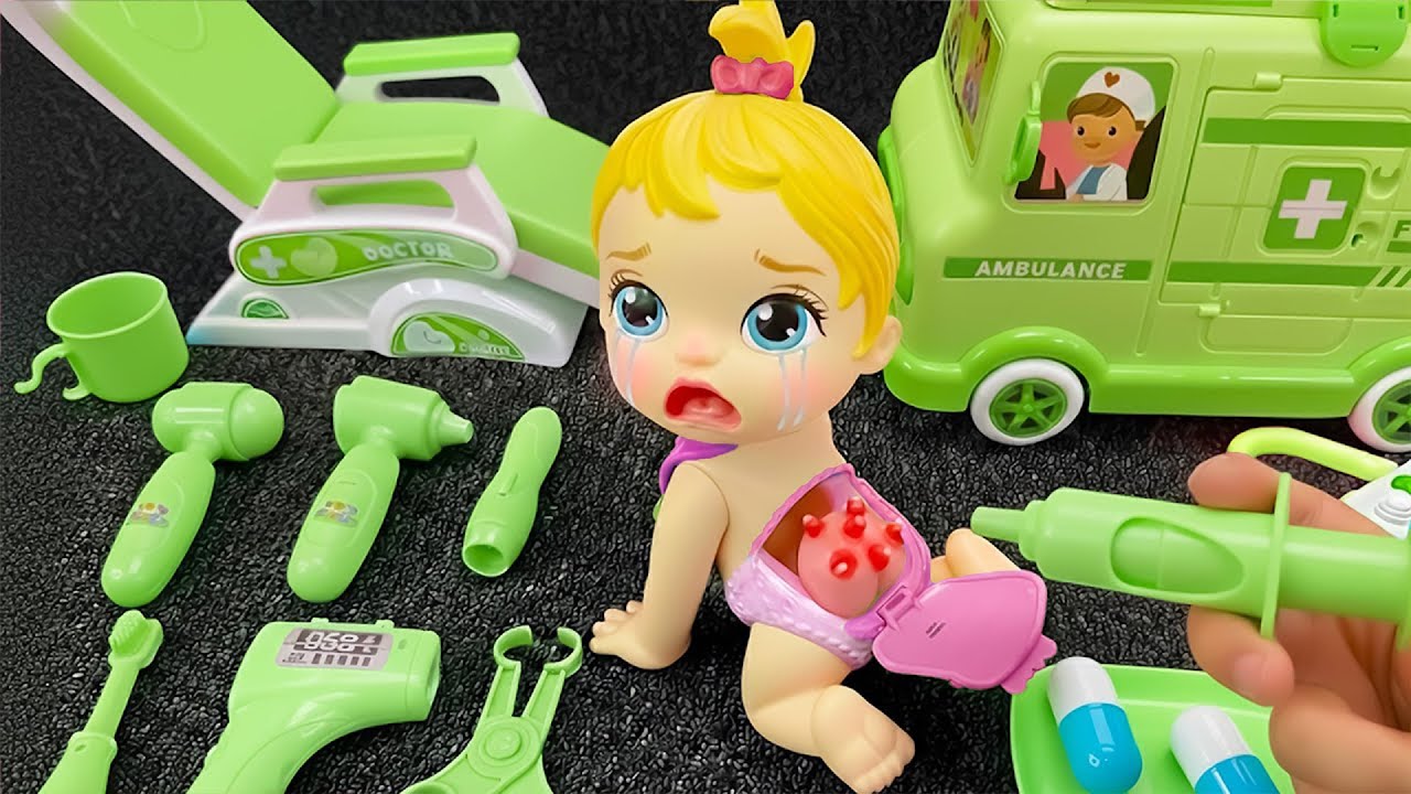 20 Minutes Minnie Doctor Play Set, Satisfying Unboxing Ambulance Toys ASMR