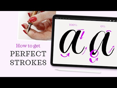 Calligraphy Book Practice on Your iPad – Easy Procreate Hack 