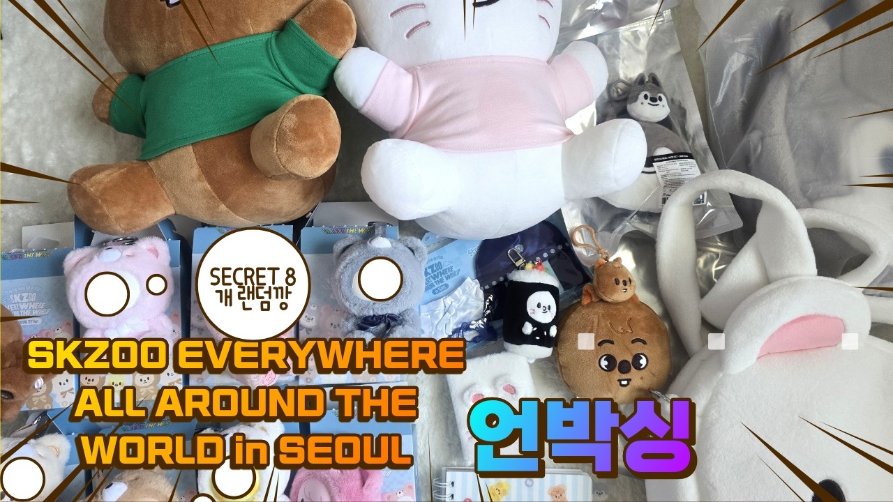 Stray Kids SKZ EVERYWHERE ALL AROUND THE WORLD in SEOUL 언박싱