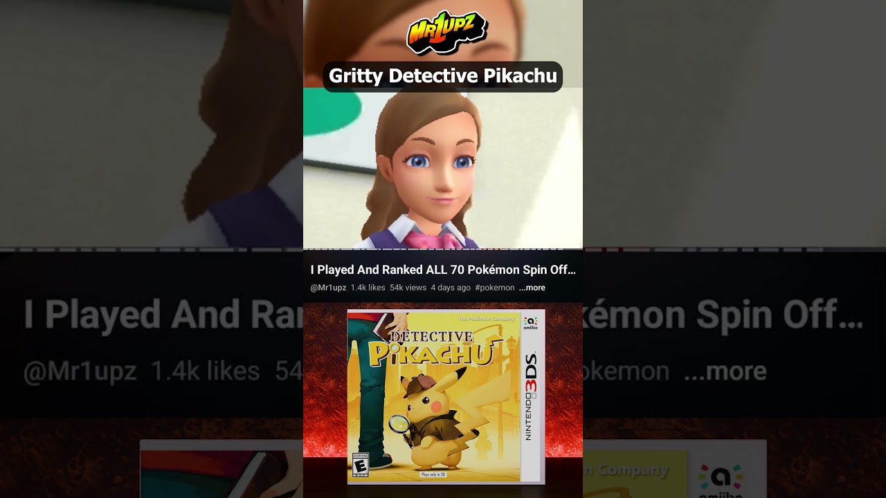 Gritty Detective Pikachu