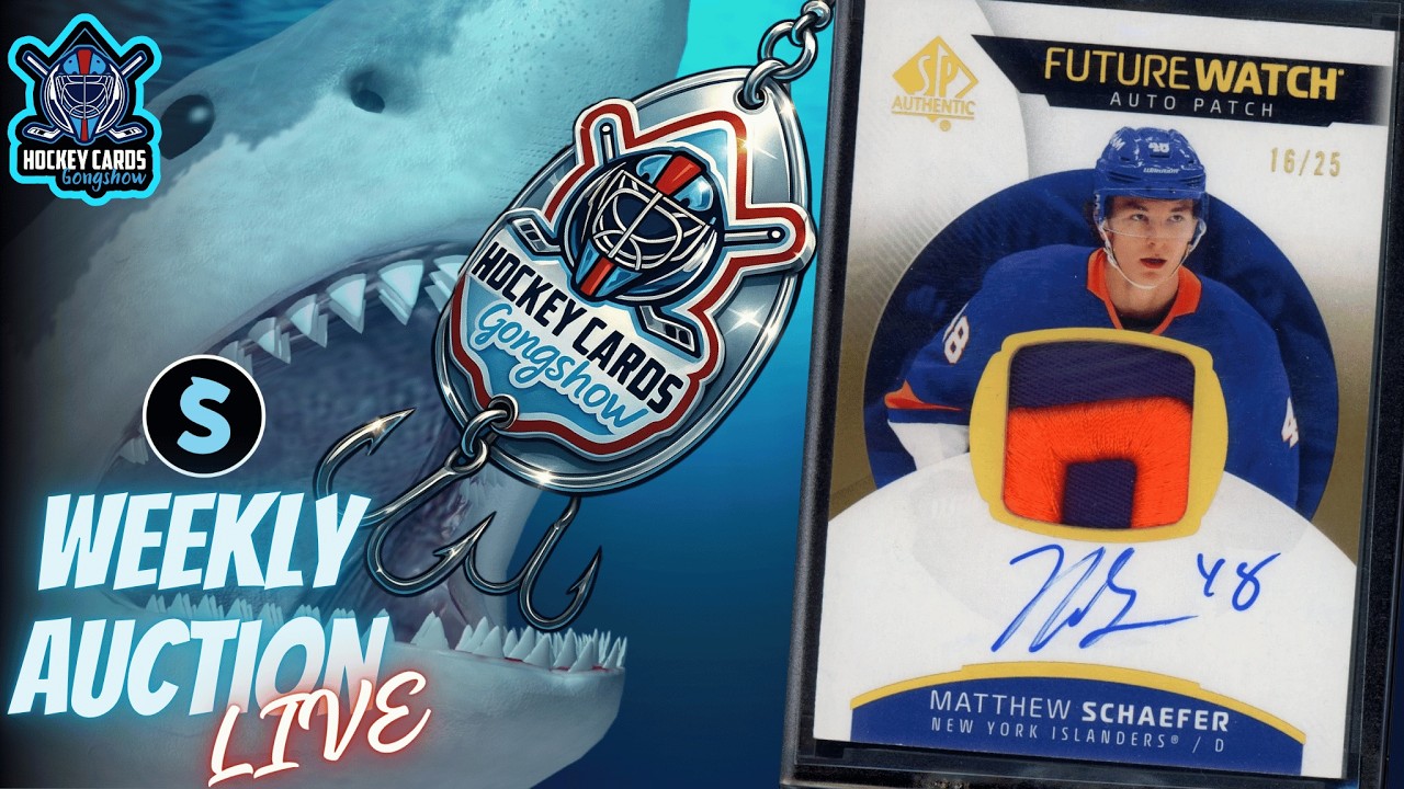 More Record Hockey Hobby Sales Incoming? | Slab Sharks Weekly LIVE