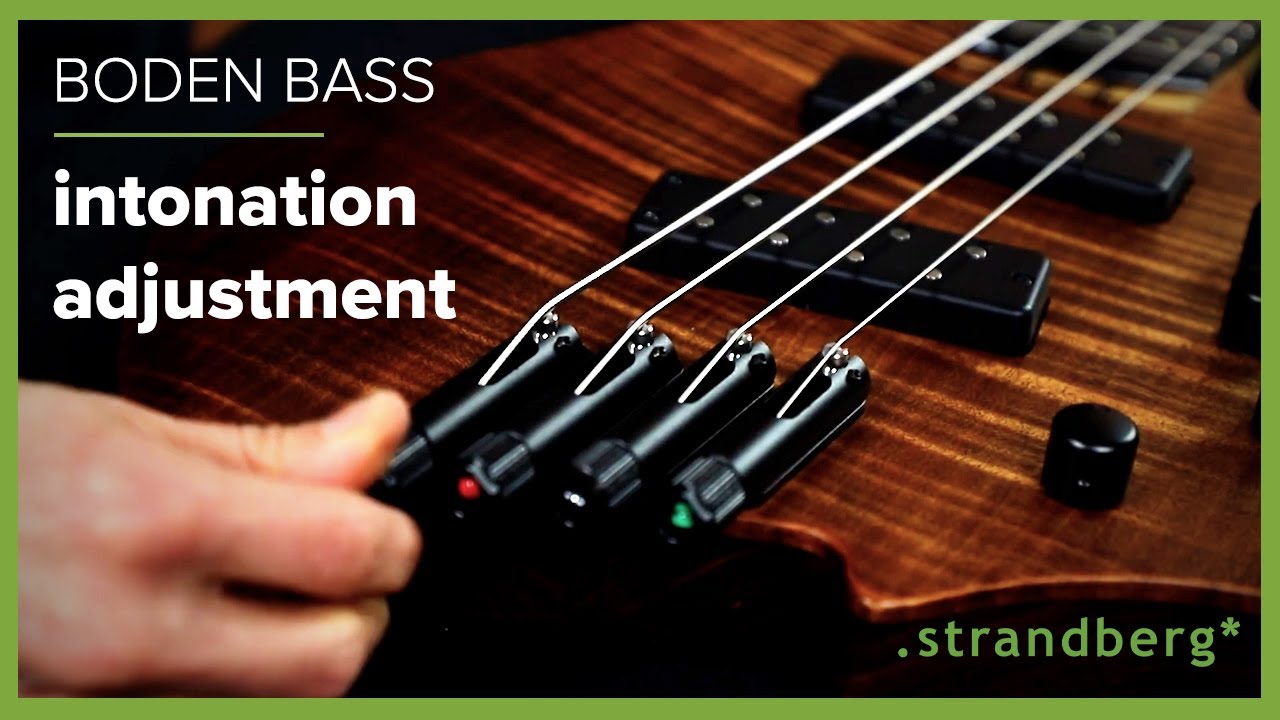 Adjusting the Intonation on the .strandberg* Boden Bass YouTube