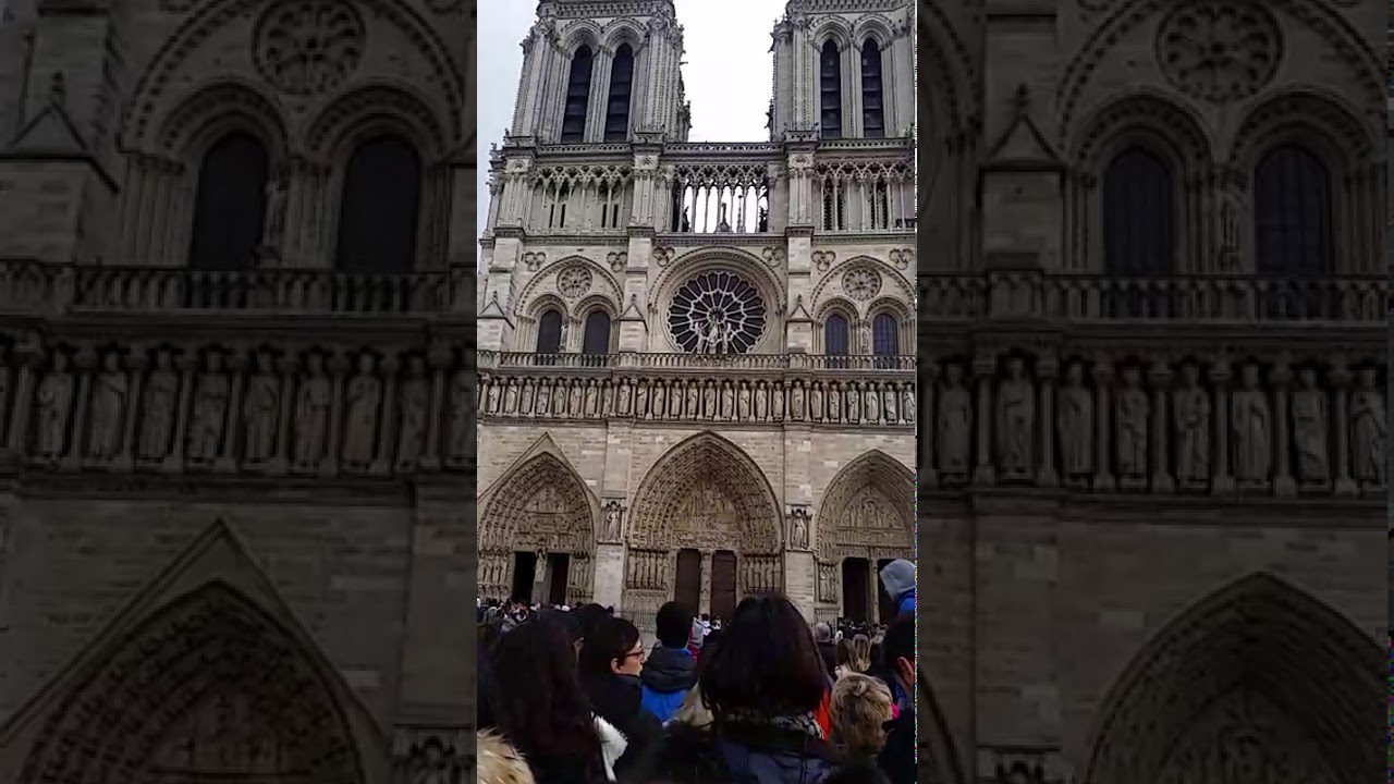 Les cloches de Notre Dame de Paris Paques 2018 h11.15 - parte 1