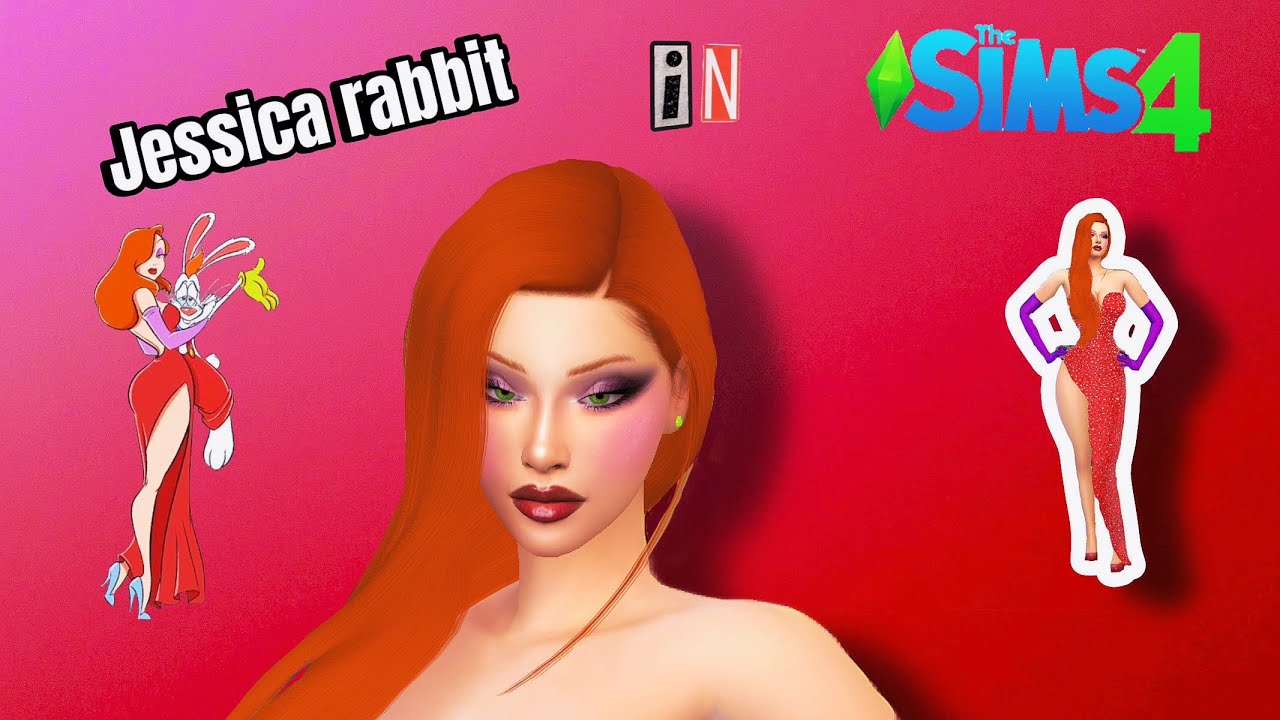 Jessica Rabbit Mod Sims I MADE JESSICA RABBIT IN THE SIMS 4 - YouTube