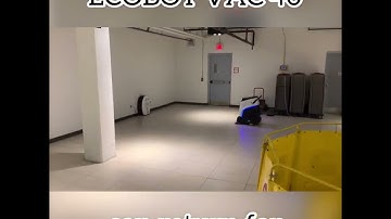 ECOBOT Vac40- Auto-Start, Glass Doors & Auto-Charge - Autonomous Cleaning Machine