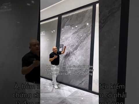 Video Gạch ốp lát khổ lớn 1600x3200 siêu bóng Trung Quốc - youtube