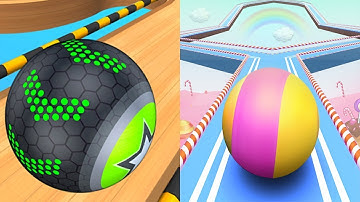 Going Balls VS Candy Ball Run - All Levels SpeedRun Gameplay Android iOS