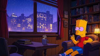 Cozy Cabin In Rainy Day 🌨️ Lofi Hip Hop Beats ~ Relaxing Music for Stress Relief