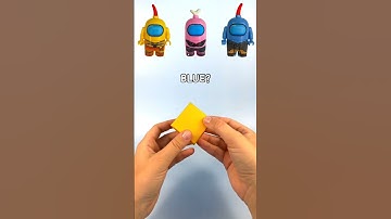 Which Among Us character is in the box? 🍋🌺💙 #shorts Exercises for intuition with INTUITION GAMES