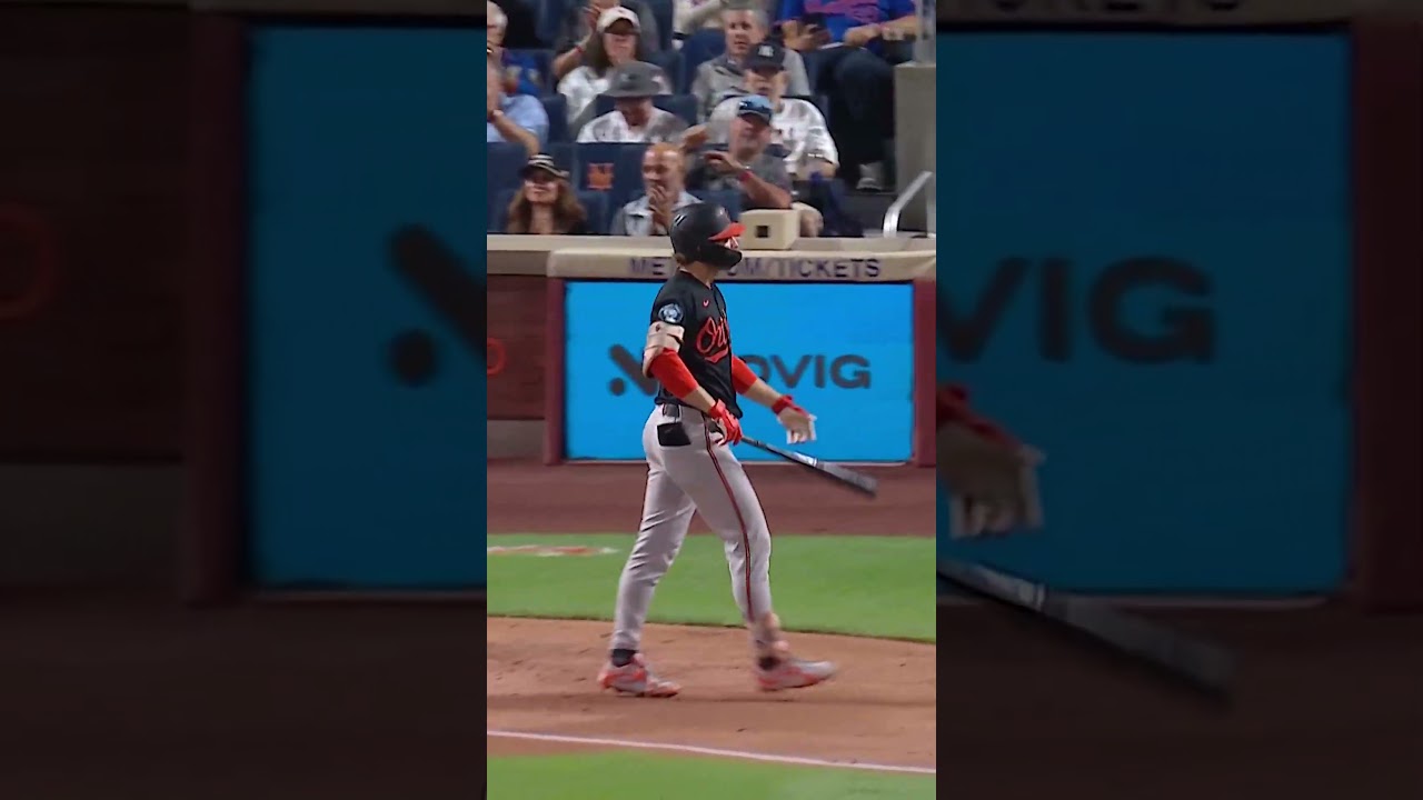 Jonah Tong strikes out Gunnar Henderson swinging! 💪 #mets #mlb #baseball #sports #highlights #shorts