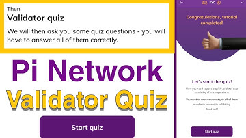 how to answer the pi validator quiz to become a validator in the pi browser of the pi network