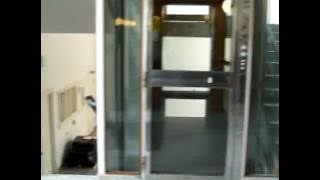 Amazing 1958 Titan traction glass elevator (mod by KONE) @ Rosenørns Alle 22, Frederiksberg, Denmark