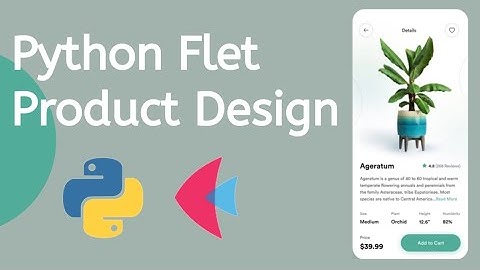 python flet product design | flet mobile