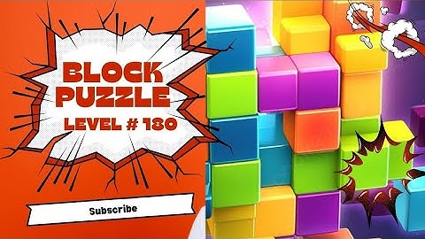 Block Puzzle Gameplay | Level # 180 | How to Play ? | Block Puzzle Jewel | Wood Block Puzzle Game