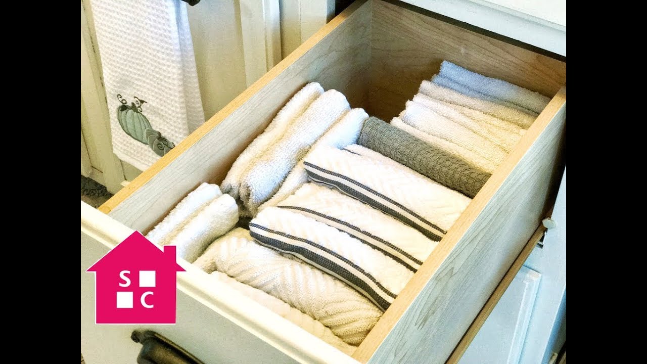 Found on Bing from wowtutorial.org  Kitchen towels storage, Kitchen drawer  storage, Home decor kitchen
