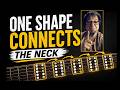 One Shape That Unlocks The Entire Fretboard!  (3-String Secret)