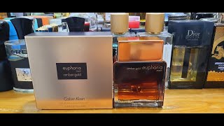 CK Euphoria Amber Gold Man Fragrance Review (2018) - YouTube