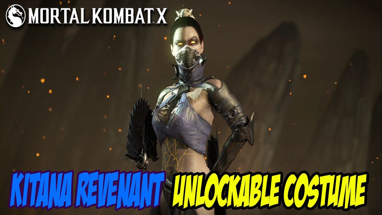 Mortal Kombat X Kitana Revenant Unlockable Costume Gameplay YouTube