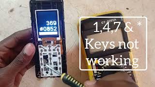 HOW TO SOLVE ALL CHINESE KEYPAD MOBILE PHONE KEYS NOT WORKING || 1,4,7,* KEYS NOT WORKING SOLUTION