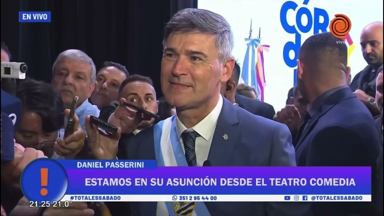 Las primeras palabras de Passerini como Intendente tras la ceremonia en el Teatro Comedia