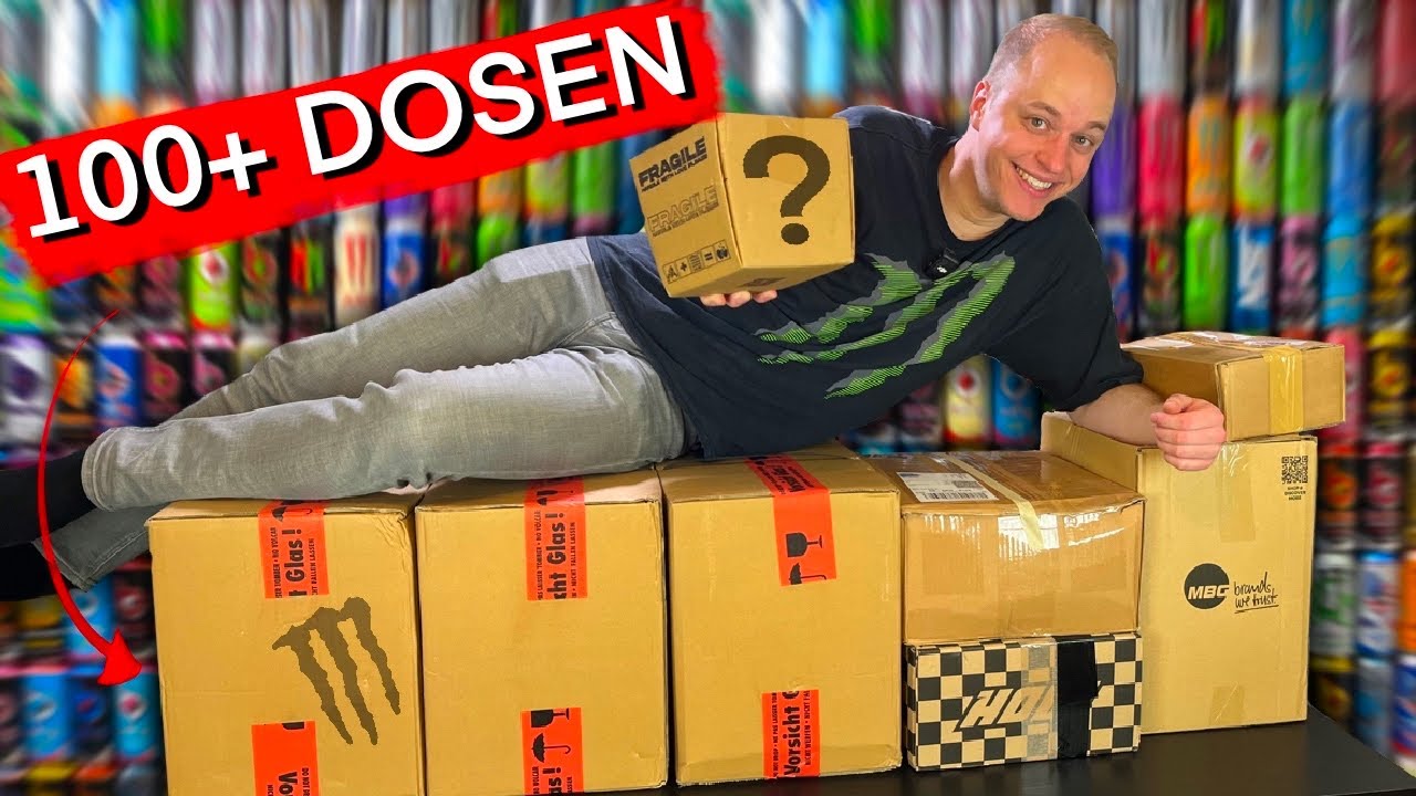 Exotische Monster Sorten 😱 100+ Energy Drinks Unboxing