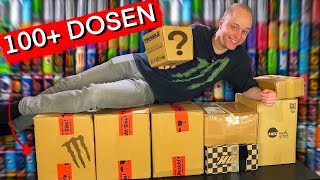 Fanpakete, die uns überraschen 😱 100+ Energy Drinks Unboxing