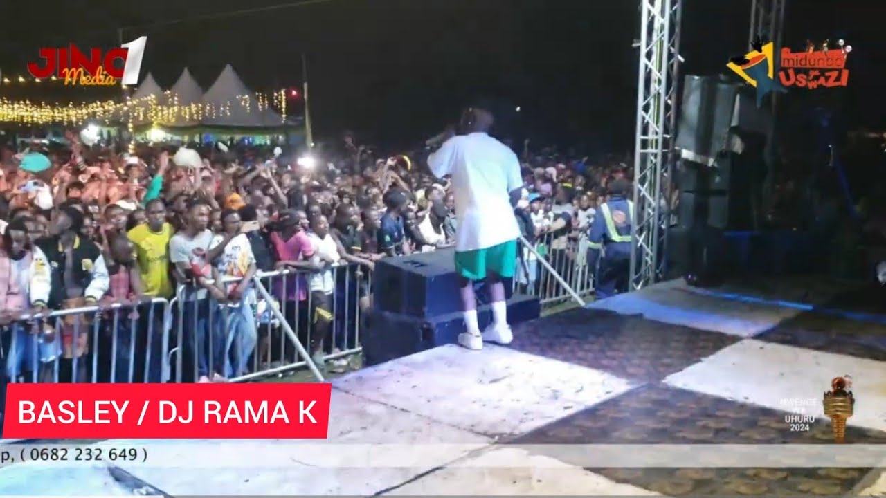 Dj Rama BASLEY NA DJ RAMA K KWENYE SHEREHE ZA MWENGE WA UHURU2024 TURIANI ...