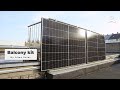 Solar panel kit for balcony  by alma solar eng