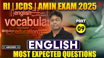 RI English Class 2025 | RI English Expected Questions | RI English Questions by Abhishek Sir #9